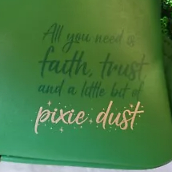 Tinkerbell Christmas Exclusive Disney Sequin Emerald Green Tink Backpack & Gift main image 12
